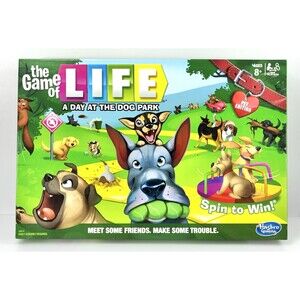 The Game of Life A Day At The Dog Park Pet Edition Board Game Exclusive Hasbro